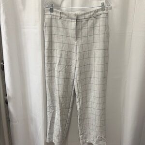 Rachel Zoe Gray Checkered Trousers